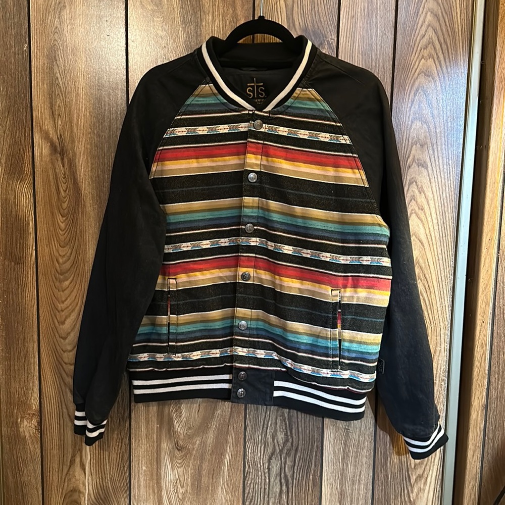 NWOT STS Ranchwear “The Varsity” Bomber Jacket